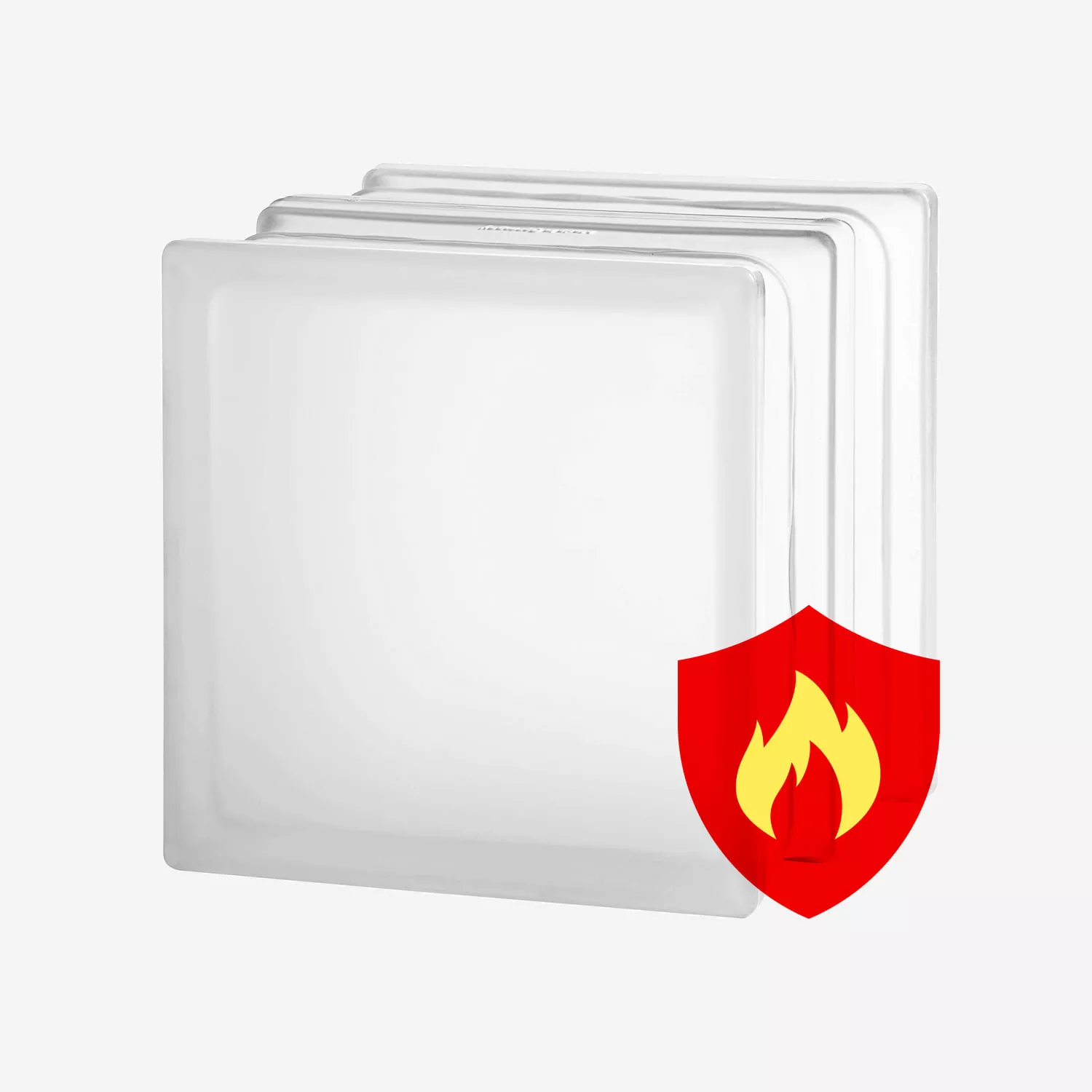 Pustak szklany (luksfer) EI60 matowy