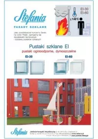 Pustaki szklane EI30, EI60